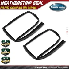 2x Front LH&RH Door Window Glass Channel Weatherstrip Seal for Chevy Impala Olds