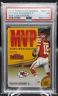 Patrick Mahomes II 2018 Panini Contenders MVP Contenders #MVP-19 PSA 7 NM Chiefs