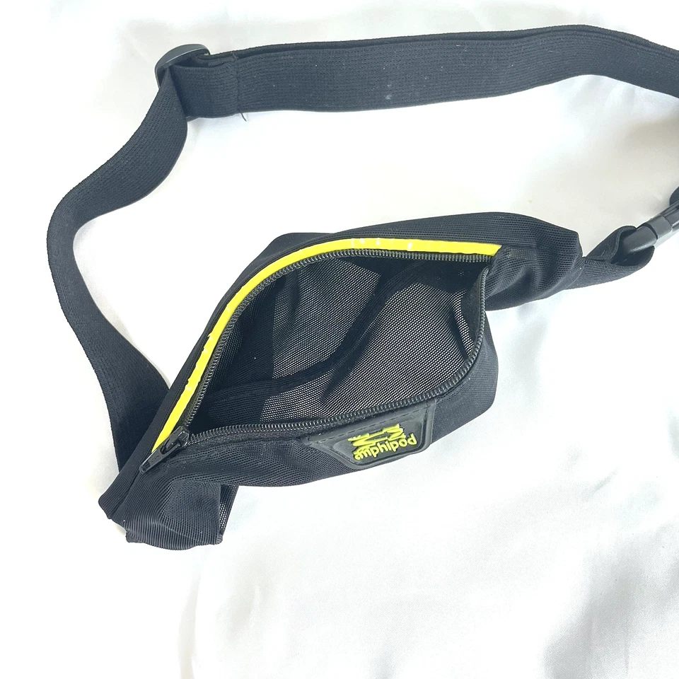 Amphipod AirFlow MicroStretch Belt Black/Yellow Large Adjustable Running Hiking - Image 3 of 4