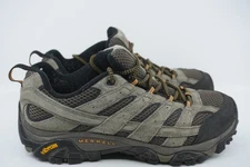 Merrell Moab 2 Vent Shoe Men’s Size 8 Wide Walnut Suede Mesh Hiking Trail Vibram