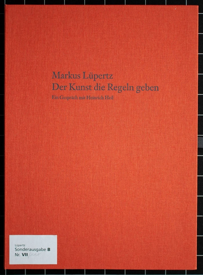 Markus Lüpertz Kunst Regeln geben Neoexpressionismus aquar Radierung 2005 8/30 - Bild 2 von 3