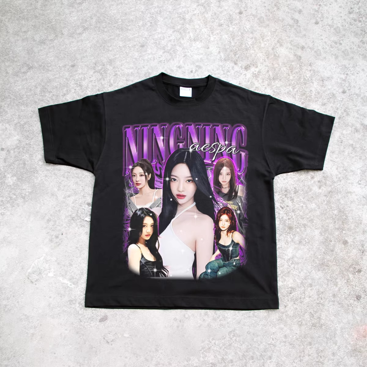 AESPA NINGNING T-SHIRT SWEATSHIRT K-POP JERSEY SYNK: AEXIS LINE