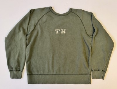 VTG 90s Tommy Hilfiger Jeans Sweatshirt Mens Large Green TH Logo Crewneck