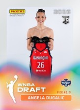 2026 Panini Instant WNBA Draft #3 Angela Dugalic Washington Mystics RC PRESALE
