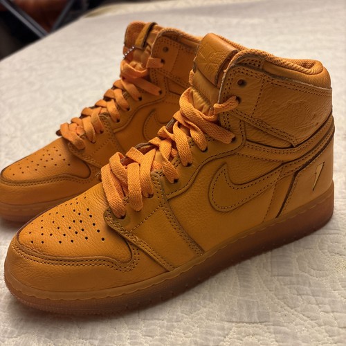 Nike Air Jordan 1 Retro High "Gatorade Orange Peel" Sneakers GS Taglia 6Y/W8 2017 - Foto 2 di 24
