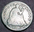 1853 SEATED LIBERTY  HALF DIME ........MIN. BID .01 & NO RESERVE!