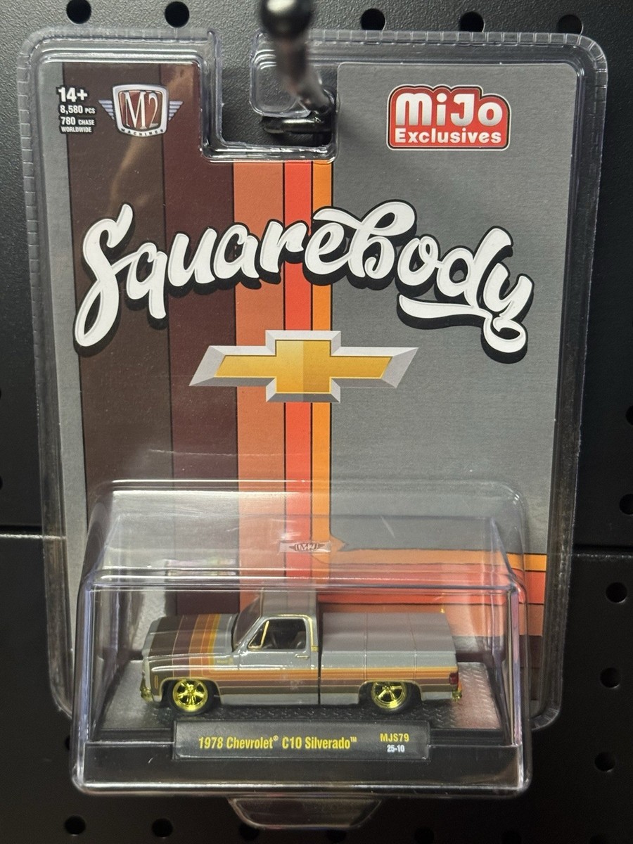 ミニカー M2 CHEVROLET SQUARE BODY TRUCK 1/64 M2 Machines Square Body Truck 1973 Chevy Cheyenne 10 1:64