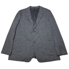 Bonobos Unstructured Sport Coat Mens 52L Gray Cotton Fortex Italy Prominent Fit