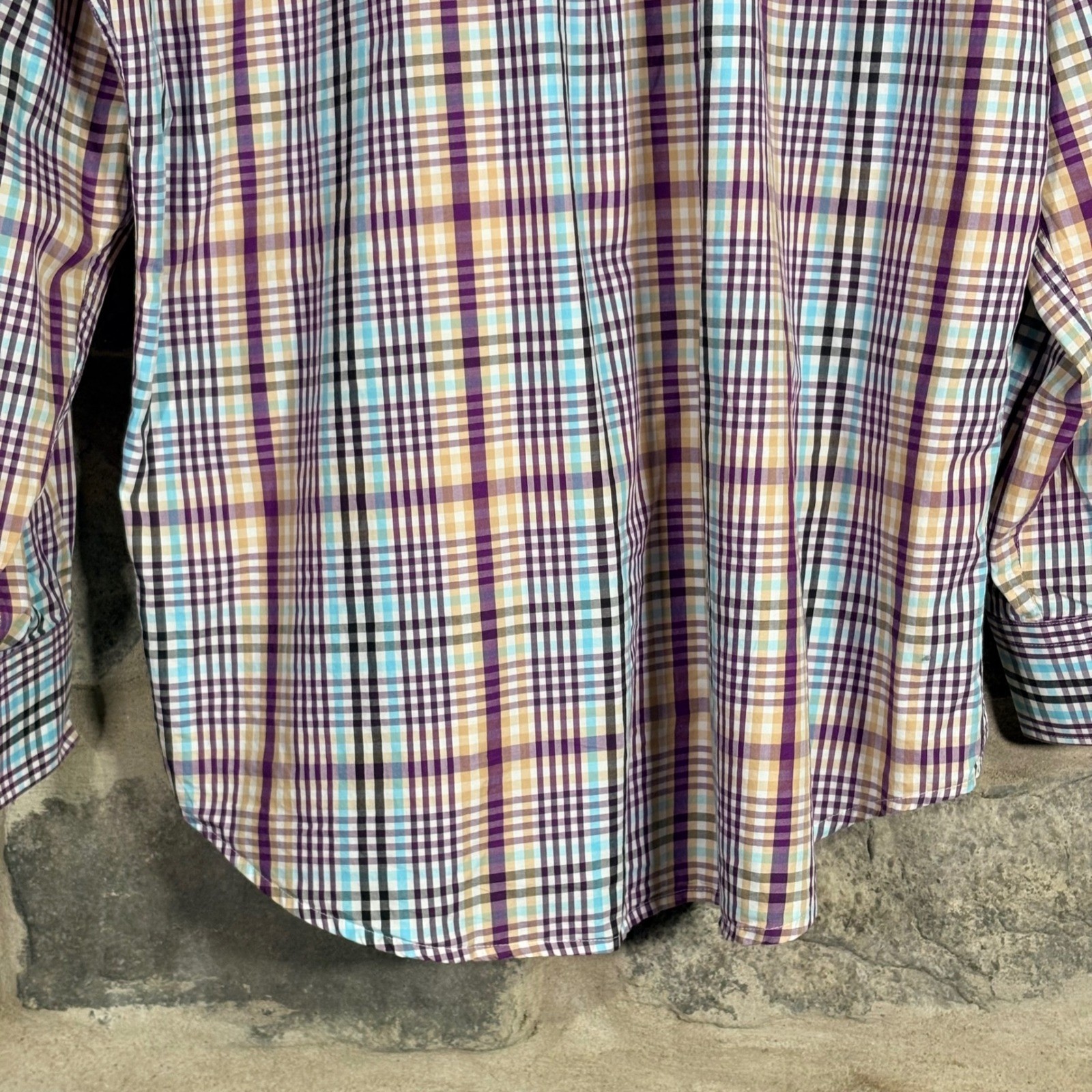 Peter Millar Men's Extra Large Plaid Button Down … - image 10