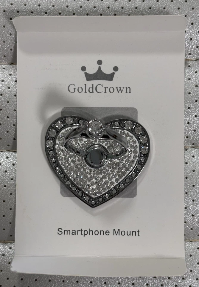 Anel de segurança giratório GoldCrown 360 cristal telefone e suporte portátil - Imagem 3 de 4