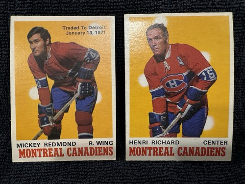 Jeu complet OPC O-Pee-Chee Hockey 1970-71 très bon état - EX - Photo 10 sur 20