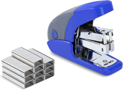 Effortless Mini Stapler Set, 20 Sheet Capacity, Integrated Remover & Staple Stor