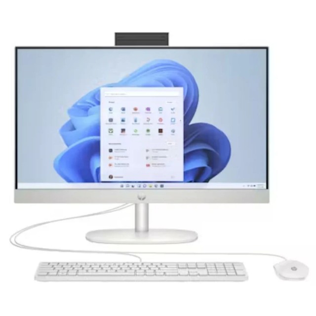 HP 27-CR0000A 27" FHD AMD Ryzen 5 7520U 2.80 GHz 16 GB 1 TB SSD W11H AIO Desktop
