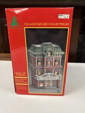1994 Light Up Main St. Cinema Christmas House Village Caldor