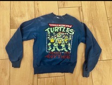 80  s vintage boys ninja turtle sweater
