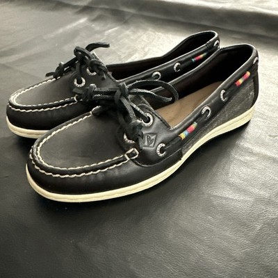 Sperry Top-Sider Vertical Color Stripes Boat Shoes Women s 5 BP