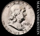 1963 Silver Franklin Half Dollar - Choice Gem Brilliant Unc+++  #L2818