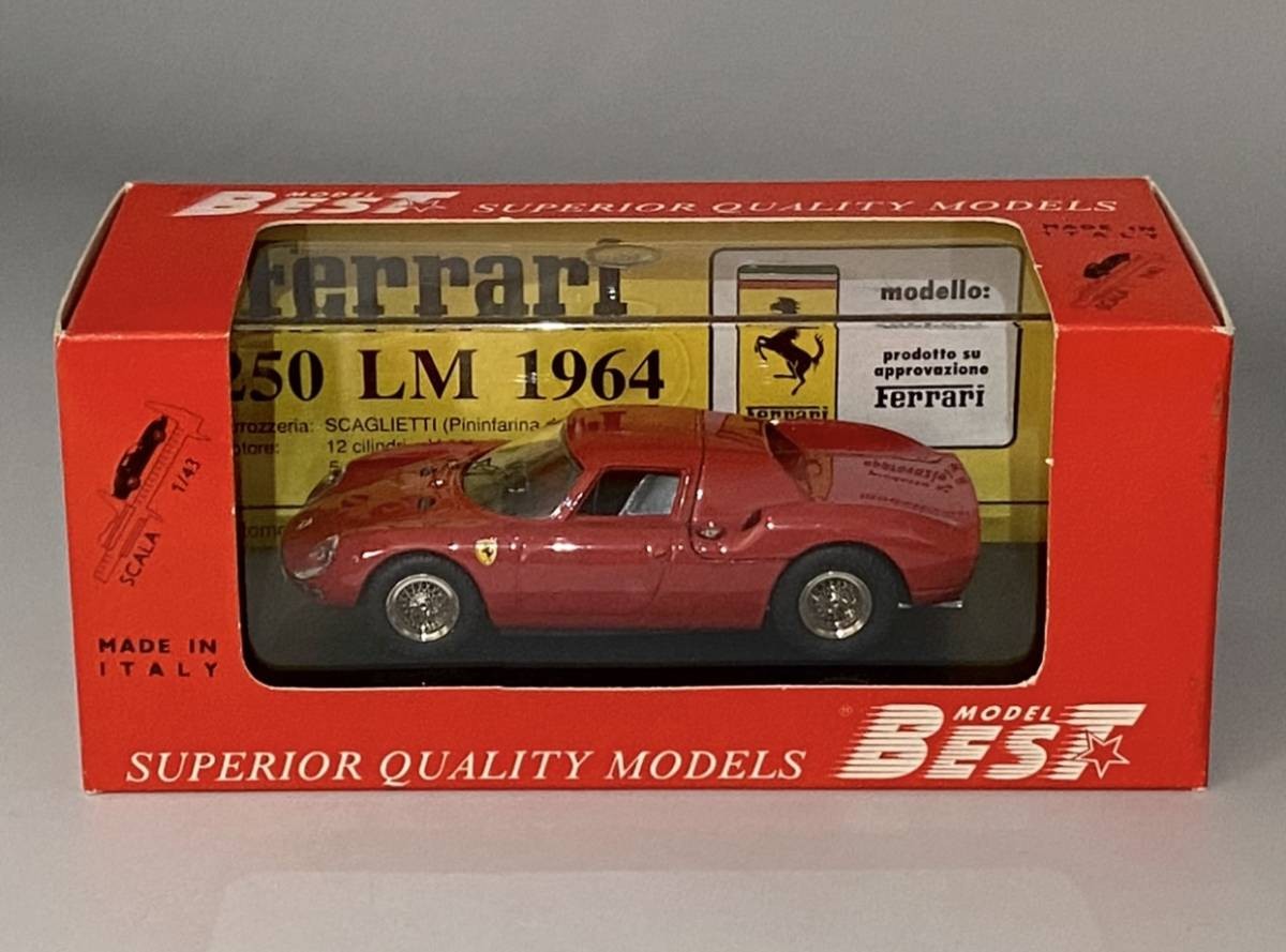 ミニカー BEST MODEL Ferrari 250 GTL PROVA 1/43 ミニカー BEST MODEL Ferrari 250 GTL PROVA 1/43 BEST MODEL