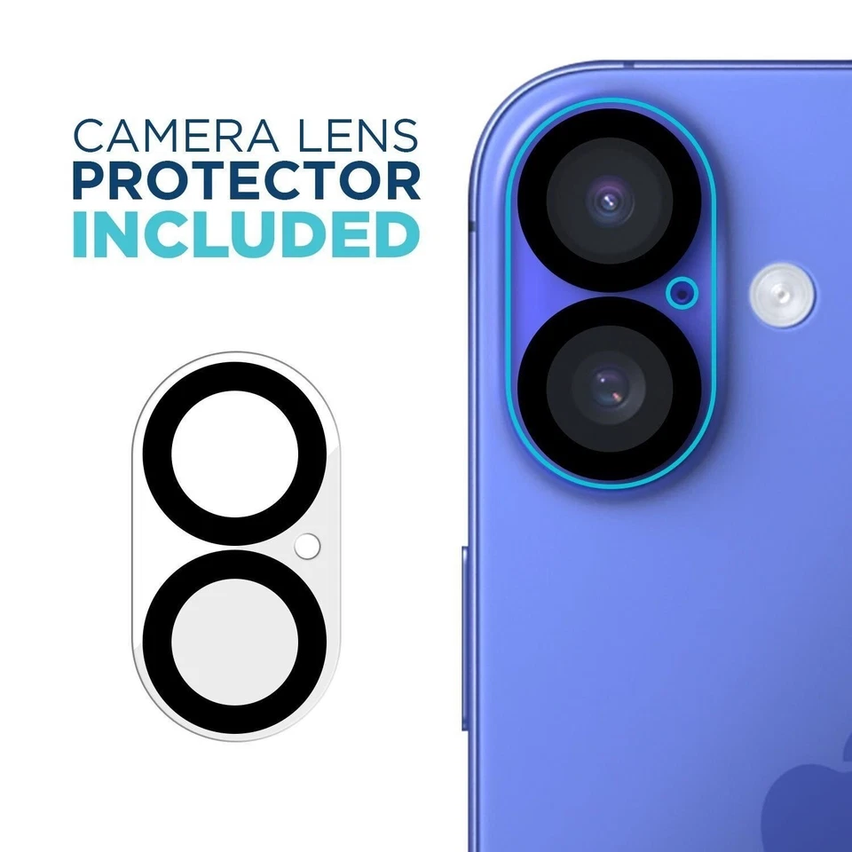 Tech Armor Ballistic Glass Screen Protector for iPhone 16 - 3 Pack - Image 2 of 4