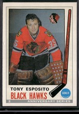 1992-93 O-Pee-Chee #2 Tony Esposito 25th Anniversary