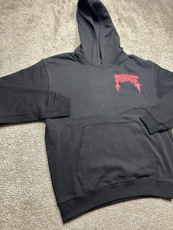 NUEVO Jordan Craig Suéter Para Hombres XL Negro Sudadera con Capucha Sudadera Paradise Legacy AUTÉNTICO Foto 3 de 4