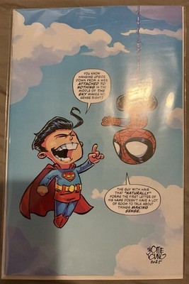 Marvel/DC Spider-Man/Superman #1 Skottie Young Virgin VAR 4/22/26