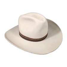 Vintage Stetson Ranch Tan Size 7 1/8 Western Cowboy Hat 5x XXXXX Beaver Beige