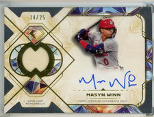 2025 Topps Diamond Icons Masyn Winn Single Player Relic Autographs【14/25】 St.Lou