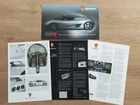 Koenigsegg 4x brochure sheet: CC, CCR, CCGT, Agera