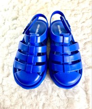 Mini Melissa Megan Fisherman blue sandals toddler size 11