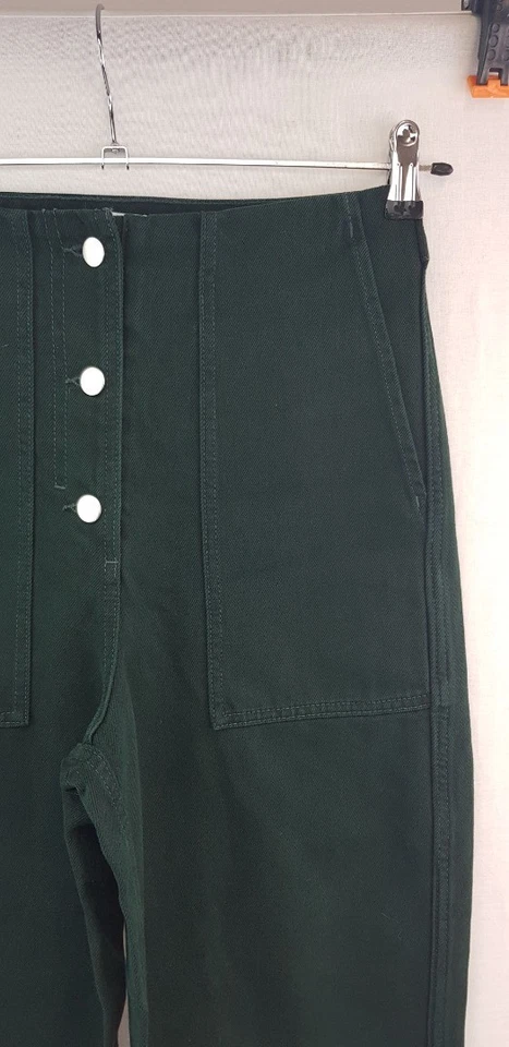 Jeans de lona verde Stokholm Atelier & Other Stories talla 8 casi nuevos Foto 4 de 4