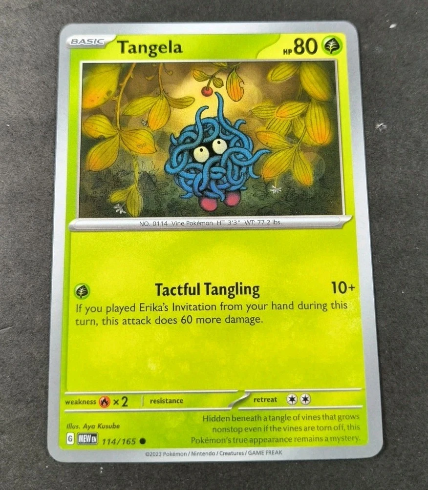 tangela pokemon card price Tangela - 114/165 - SV: Scarlet & Violet 151 [REVERSE HOLO]