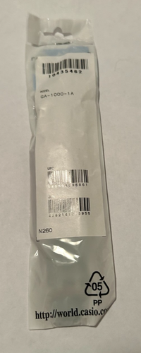 Casio G-SHOCK BAND GA-1000-1A Rubber STRAP GA-1000 GA1000 BLACK - Picture 5 of 5