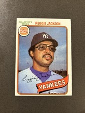 1980 Burger King Topps Reggie Jackson 17 Nr Mint HOF New York Yankees