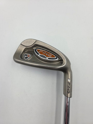 Ex Demo Ping I10 7 Eisen, Stiff Flex Stahlschaft, White Dot, +1/2''