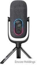 JLab Epic Talk Gaming and Streaming USB Microphone - Black - RGB MEPICTALKRBLK4