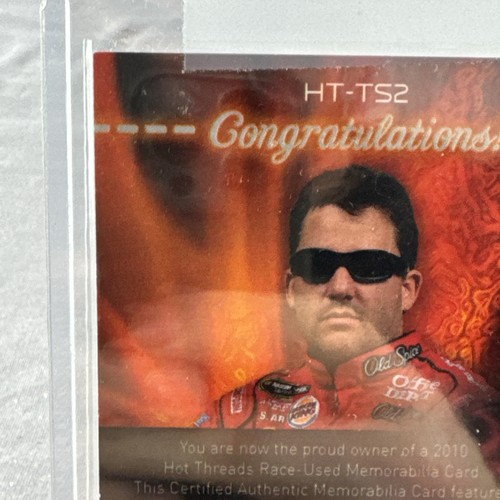 2010 Press Pass Premium Hot Threads TONY STEWART Race Used Firesuit 048/299 - Picture 22 of 22