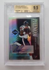 2003 Leaf Limited Platinum Spotlight 1/1 Andre Johnson BGS 9.5 Auto 10