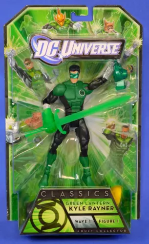 DC UNIVERSE CLASSICS GREEN LANTERN FIGURE KYLE RAINER WAVE 1 ARKILLO BAF MATTEL