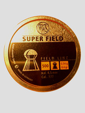 RWS Super Field .177 4.52mm Airgun Pellets full tins of 500 from UK Seller