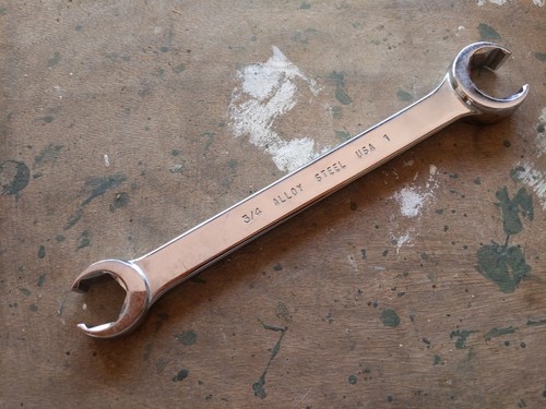 BLACKHAWK FN-1410P USA 3/4" x 1" Full Polish Flare Nut Wrench ALLOY STEEL PROTO - Picture 4 of 6