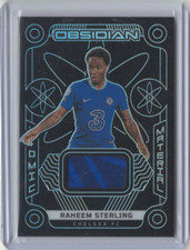 2022-23 Panini Obsidian Atomic Material Electric Etch /199 Raheem Sterling AM-RS