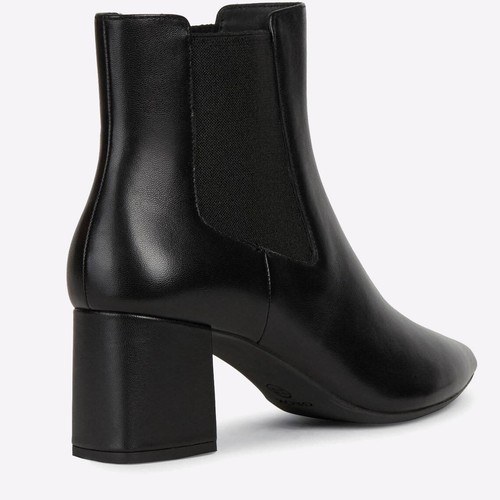 Geox D Bigliana Impermeables para Mujer Vestido Casual Botines de Moda Negro - Imagen 3 de 5