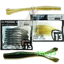 13 Fishing Joy Stick Rabbit Ear Tail Soft Fish Bait- Size: 5"- 4.5" 8/Pack (ea)