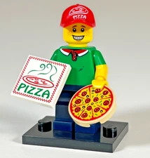 LEGO Pizza Delivery Guy Minfigure from Series 12 Figures col189 col12-11 j2