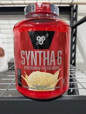 BSN Syntha-6 Protein 5LB Vanilla Ice Cream Protein Powder **FREE SHIP** Exp 8/26