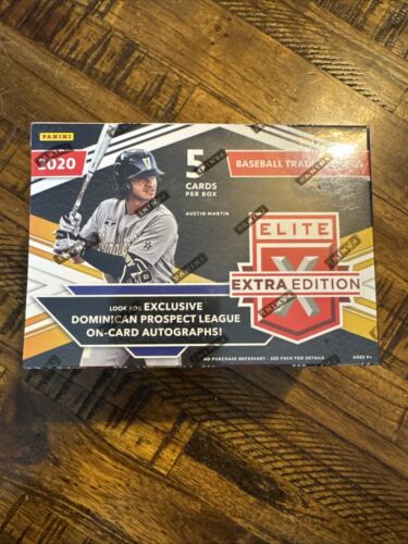 2020 Panini Elite Extra Edition Baseball Blaster (5 Cards Per Box), New Sealed - Picture 3 of 4
