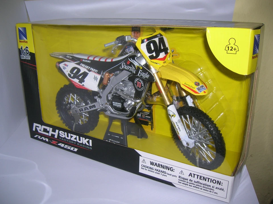 NewRay RCH Suzuki Factory Racing RM-Z 450 Ken Roczen #94, 1:6 Motocross SX 49523 - Bild 2 von 4