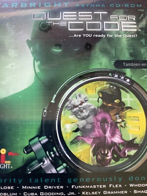 Quest For The Code (Starbright Asthma, PC CD-ROM) Rare Game - Brand New,