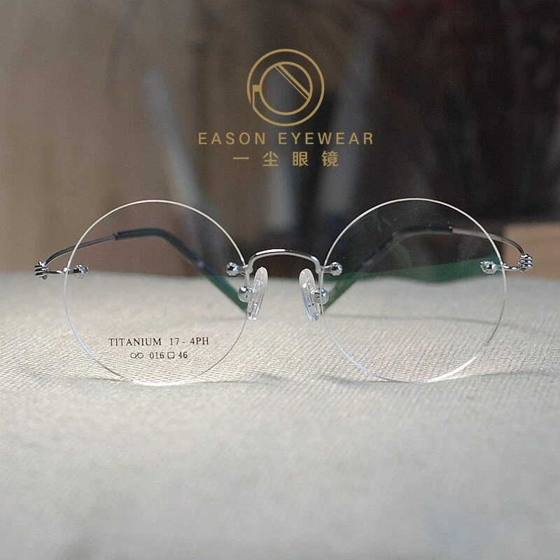 Круглый титана очки ОПРАВА мужчин серебро круглые очки Steve Jobs очки - Изображение 3 из 4